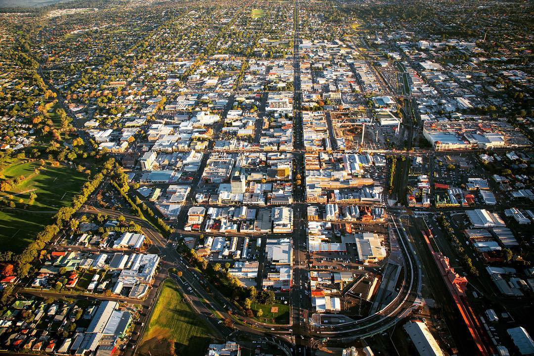 Aerial view Toowoomba