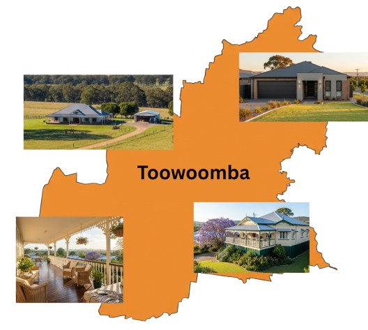Toowoomba Service Area Map - Buyers Agents
